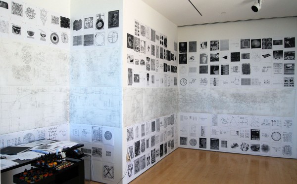 A photo of Matthew Ritchie’s studio
