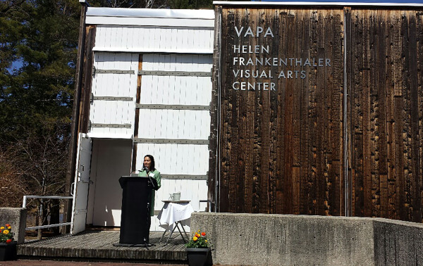 A photo of the Naming Ceremony for Helen Frankenthaler Visual Arts Center (VAPA)