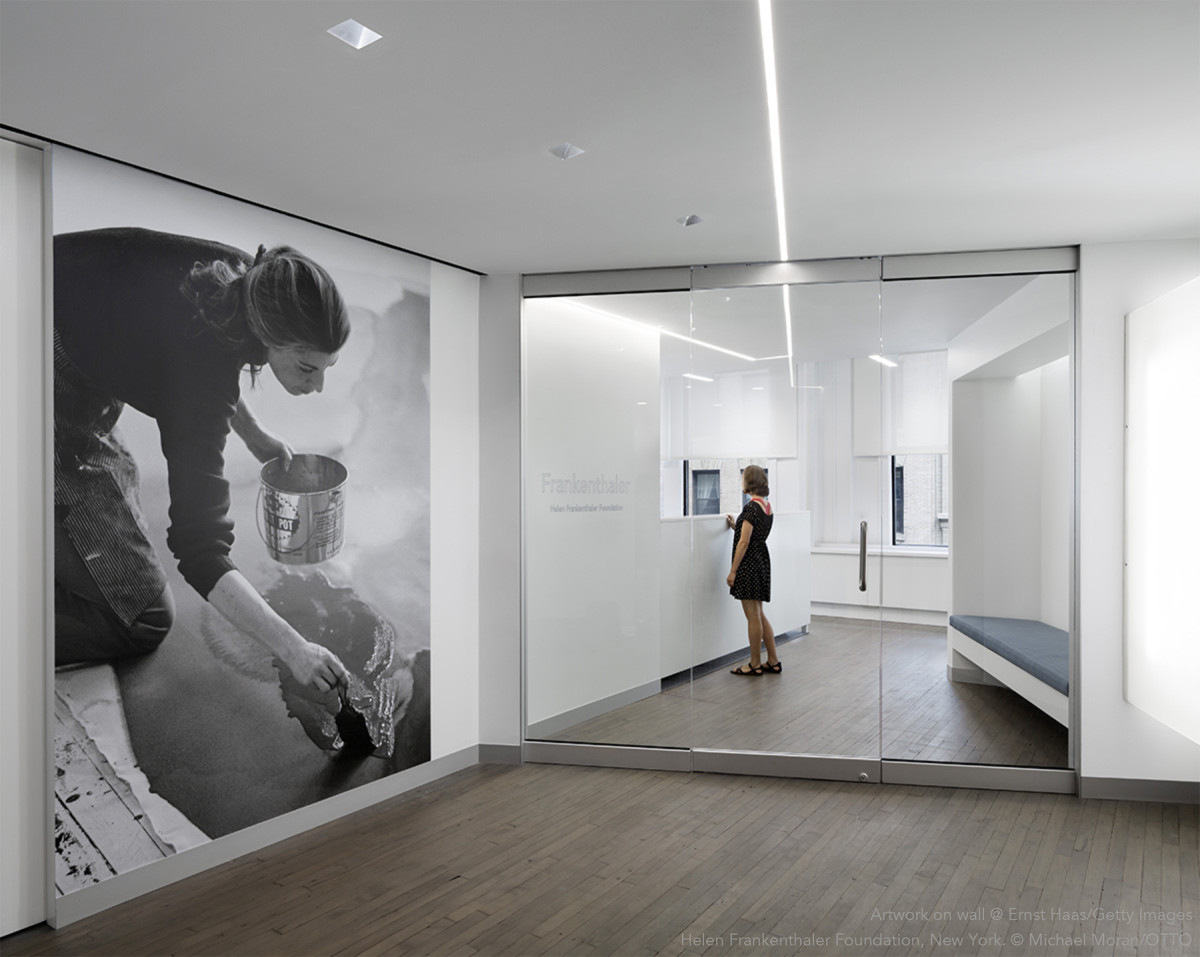 Entrance to the Helen Frankenthaler Foundation, New York