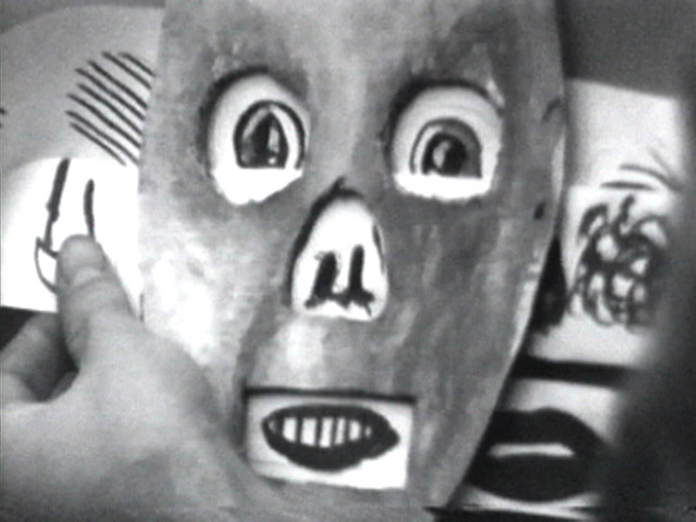 A still of Tony Oursler's video "The Life of Phillis"